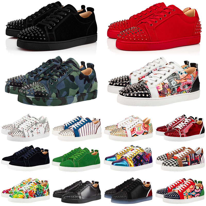 Designer low Dress shoes men Black White Camo Green Glitter Grey Rivets leather suede mens fashion spikes Office Career Wedding trainers shoe sneaker, 24
Designer low Dress shoes men Black White Camo Green Glitter Grey Rivets leather suede mens fashion spikes Office Career Wedding trainers shoe sneaker, 24