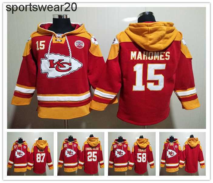Hoodie Kansas''City''Chiefs''Men Clyde Edwards-Helaire Derrick Thomas Patrick Mahomes Travis Kelce Red Lace-Up Pullover
Hoodie Kansas''City''Chiefs''Men Clyde Edwards-Helaire Derrick Thomas Patrick Mahomes Travis Kelce Red Lace-Up Pullover