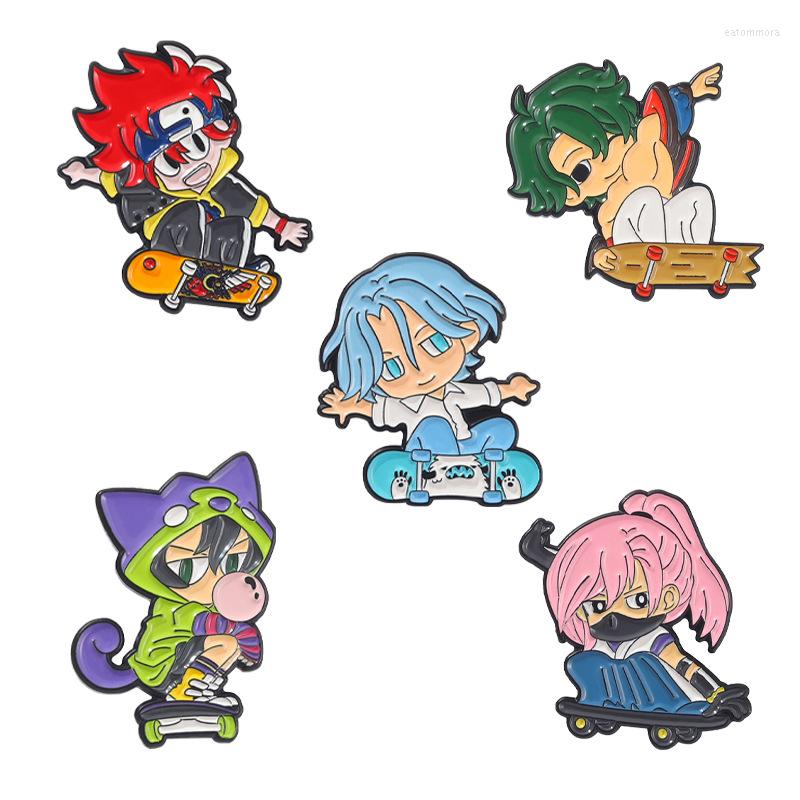 Brooches Anime SKATE Infinity MIYA Enamel Pins Skateboard Japan Cartoon Accessories Backpack Badge Jewelry Gift Friend
Brooches Anime SKATE Infinity MIYA Enamel Pins Skateboard Japan Cartoon Accessories Backpack Badge Jewelry Gift Friend