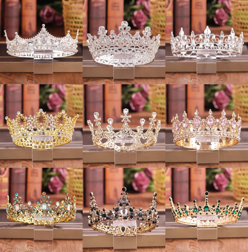 Hair Clips Crystal Rhinestone Round Crown Tiara Jewelry Wedding Accessories Bridal Queen Party And Tiaras Gift
Hair Clips Crystal Rhinestone Round Crown Tiara Jewelry Wedding Accessories Bridal Queen Party And Tiaras Gift