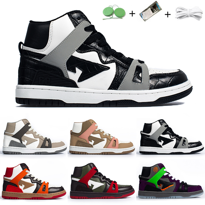 Bapestas Sta 93 High Men Women Running Shoes Baped Shoe Red Orange Light Sand Black Light Grey Brown Halloween Olive Green Mens Trainers Sports Sneakers 36-45, Color#4
Bapestas Sta 93 High Men Women Running Shoes Baped Shoe Red Orange Light Sand Black Light Grey Brown Halloween Olive Green Mens Trainers Sports Sneakers 36-45, Color#4