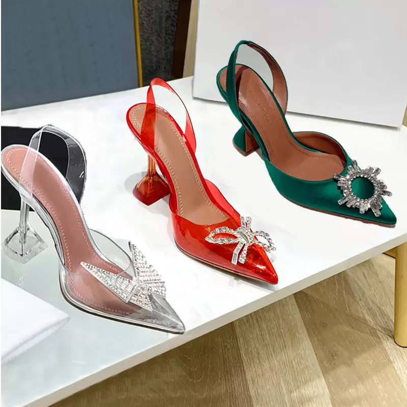 Womens Sandals Slides Woman Shoe Half Slippers High Crystal Shoes Designer Satin Fashion Thick Heel Heels Beach Lazy Sexy Metal Heel Large Size 35-40-41-42 With Box, 11
Womens Sandals Slides Woman Shoe Half Slippers High Crystal Shoes Designer Satin Fashion Thick Heel Heels Beach Lazy Sexy Metal Heel Large Size 35-40-41-42 With Box, 11