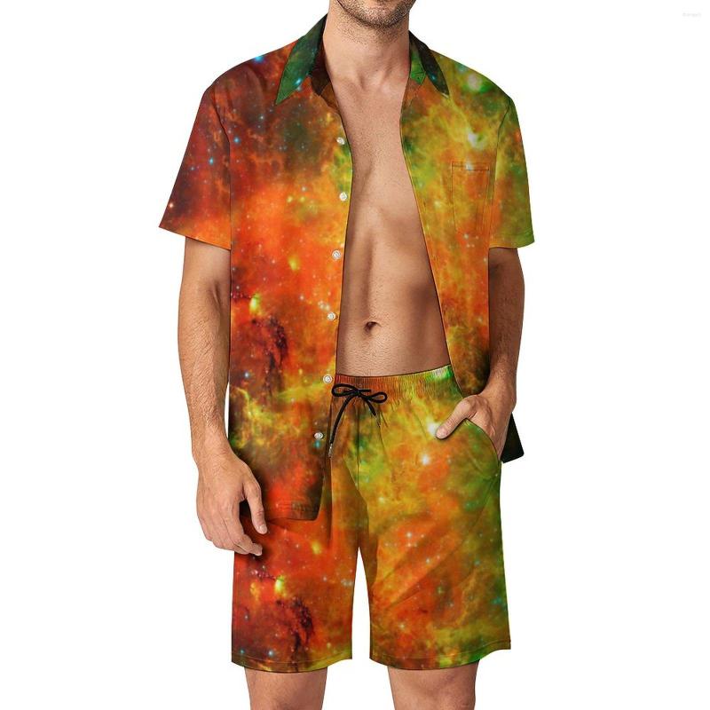 Men's Tracksuits Colorful Starry Nebula Men Sets Galay Print Casual Shirt Set Cool Beach Shorts Summer Suit Two-piece 2XL 3XL, Style-14
Men's Tracksuits Colorful Starry Nebula Men Sets Galay Print Casual Shirt Set Cool Beach Shorts Summer Suit Two-piece 2XL 3XL, Style-14
