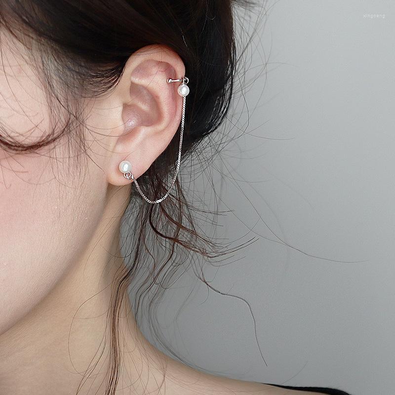 Backs Earrings 1 Piece Pearl Ear Cuff Clip Chain Tassel On For Women Korea Jewelry Earcuff
Backs Earrings 1 Piece Pearl Ear Cuff Clip Chain Tassel On For Women Korea Jewelry Earcuff
