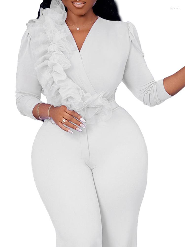 Ethnic Clothing African Jumpsuit Clothes Women With Ruched Mesh Empire Rompers Autumn Solid Elegant Office Lady Jumpsuits Overalls
Ethnic Clothing African Jumpsuit Clothes Women With Ruched Mesh Empire Rompers Autumn Solid Elegant Office Lady Jumpsuits Overalls