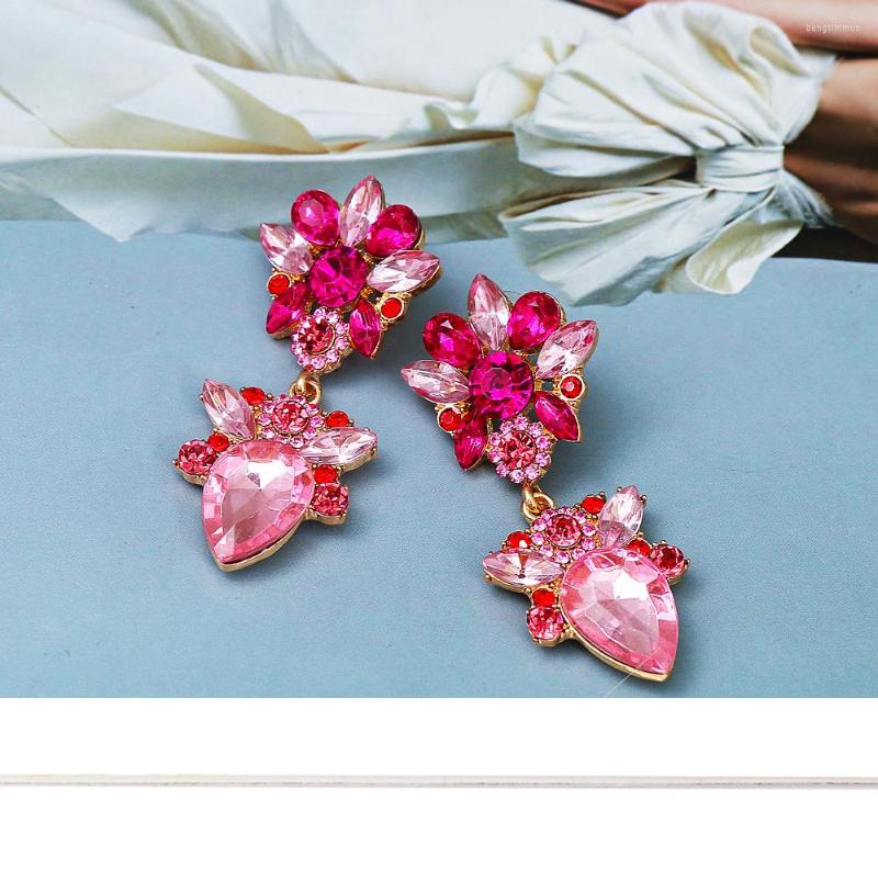Dangle Earrings Fashion Pink Crystal Pendant Long Statement Feamle Luxury Jewelry For Women Party Charm Bijoux Femme 2022
Dangle Earrings Fashion Pink Crystal Pendant Long Statement Feamle Luxury Jewelry For Women Party Charm Bijoux Femme 2022