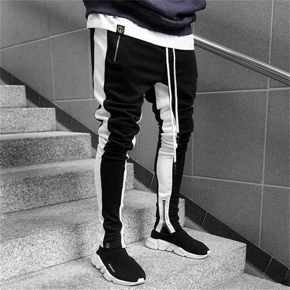 Streetwear Track Pants - Hip Hop Skinny Joggers for Men's Fitness, Striped Athletic Sweatpants, Dark blue
Streetwear Track Pants - Hip Hop Skinny Joggers for Men's Fitness, Striped Athletic Sweatpants, Dark blue