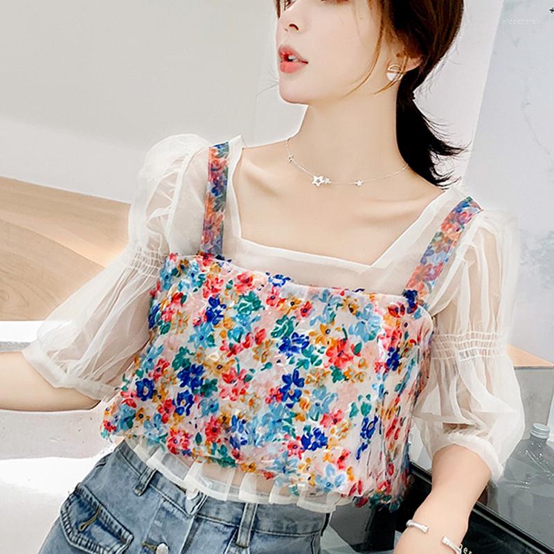 Women' Blouses Sequin Multicolor Sling Fake Two Pieces 2022 Summer Chiffon Shirt Women Clothing Girl Half Sleeve Fashion 82H, As the picture
Women' Blouses Sequin Multicolor Sling Fake Two Pieces 2022 Summer Chiffon Shirt Women Clothing Girl Half Sleeve Fashion 82H, As the picture