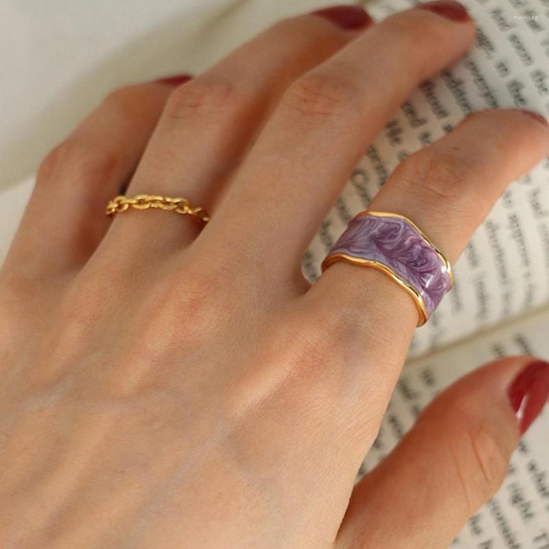 Cluster Rings Korea Simple Vintage Metal Geometric Elegant Enamel Gold Color Round Index Finger For Women Girls Party Jewelry Gifts
Cluster Rings Korea Simple Vintage Metal Geometric Elegant Enamel Gold Color Round Index Finger For Women Girls Party Jewelry Gifts