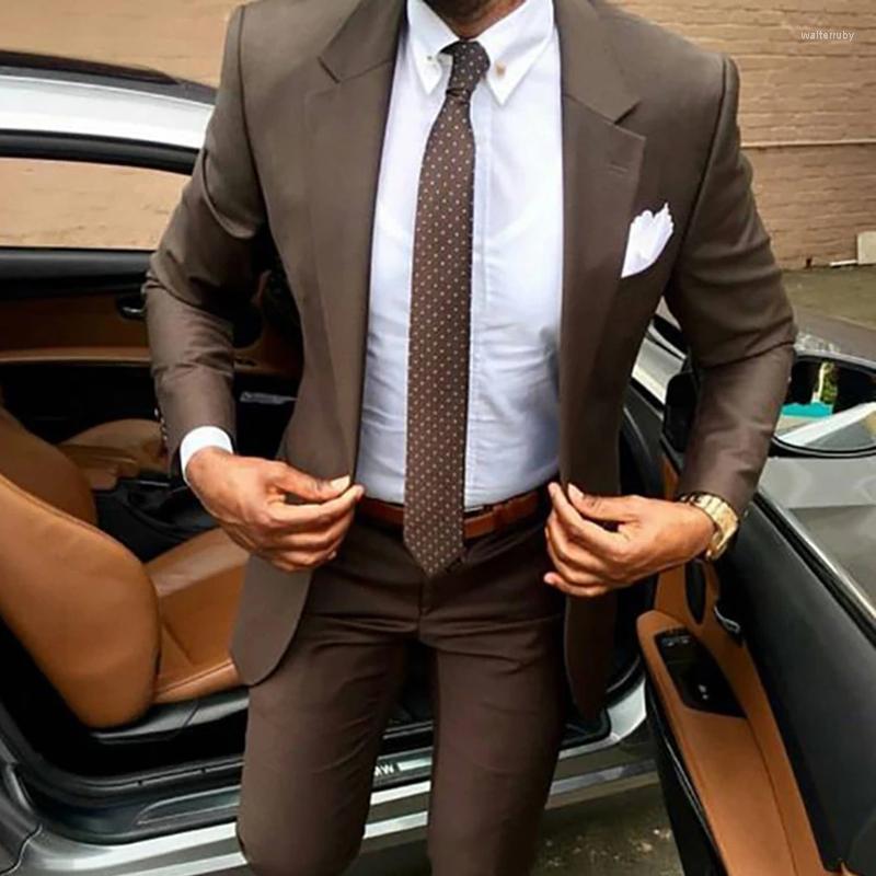 Men's Suits Coffee Brown Men Slim Fit Groom Tuxedo For Wedding Prom Business 2 Piece Male Fashion Jacket With Pants 2022 Latest Style, Black
Men's Suits Coffee Brown Men Slim Fit Groom Tuxedo For Wedding Prom Business 2 Piece Male Fashion Jacket With Pants 2022 Latest Style, Black