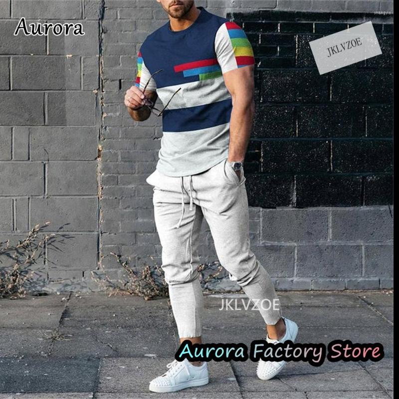 Men's Tracksuits Summer Men's Striped Print Tracksuit Solid Color T-Shirt Trousers Set Fashion Jogging Suit Casual Outfit Male Chic, Trousers (18)
Men's Tracksuits Summer Men's Striped Print Tracksuit Solid Color T-Shirt Trousers Set Fashion Jogging Suit Casual Outfit Male Chic, Trousers (18)