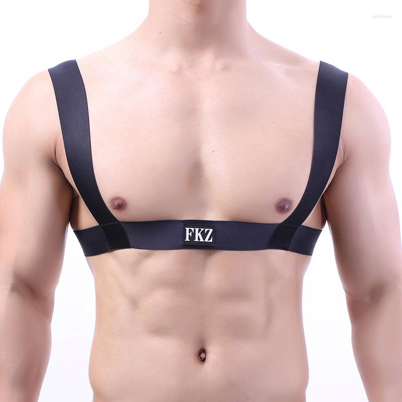 Men's Tank Tops Sexy Men Chest Harness Elastic Body Muscle Shoulder Strap Lingerie Party Clubwear Stage Dance Costume Summer Beach Wear, Black
Men's Tank Tops Sexy Men Chest Harness Elastic Body Muscle Shoulder Strap Lingerie Party Clubwear Stage Dance Costume Summer Beach Wear, Black