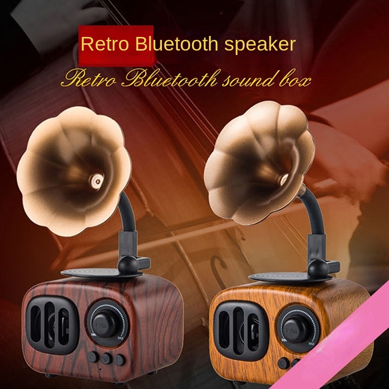 YEZHOU Imitation Jukebox Retro Bluetooth Speaker European Style party Large Horn Wood Grain Radio Creative coffee table audio
YEZHOU Imitation Jukebox Retro Bluetooth Speaker European Style party Large Horn Wood Grain Radio Creative coffee table audio