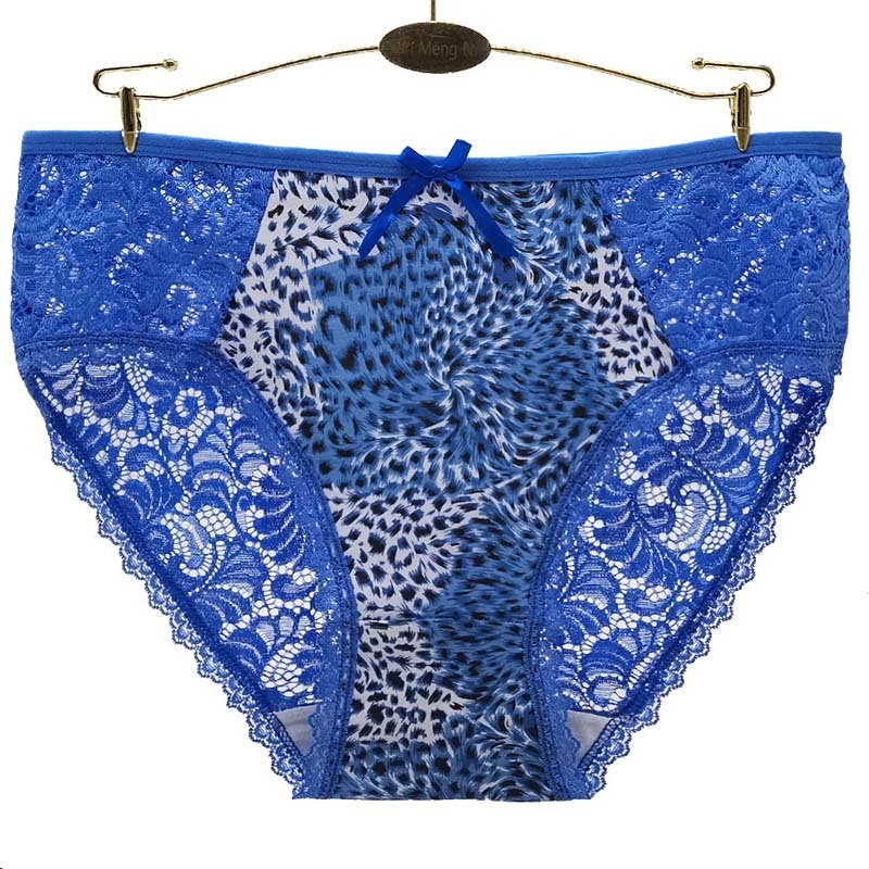 Women's Panties 6 PiecesLot Sexy Lingerie Leopard Print Women Panties Underwear Plus Size Briefs Cotton Underpants Lace Intimate 221202