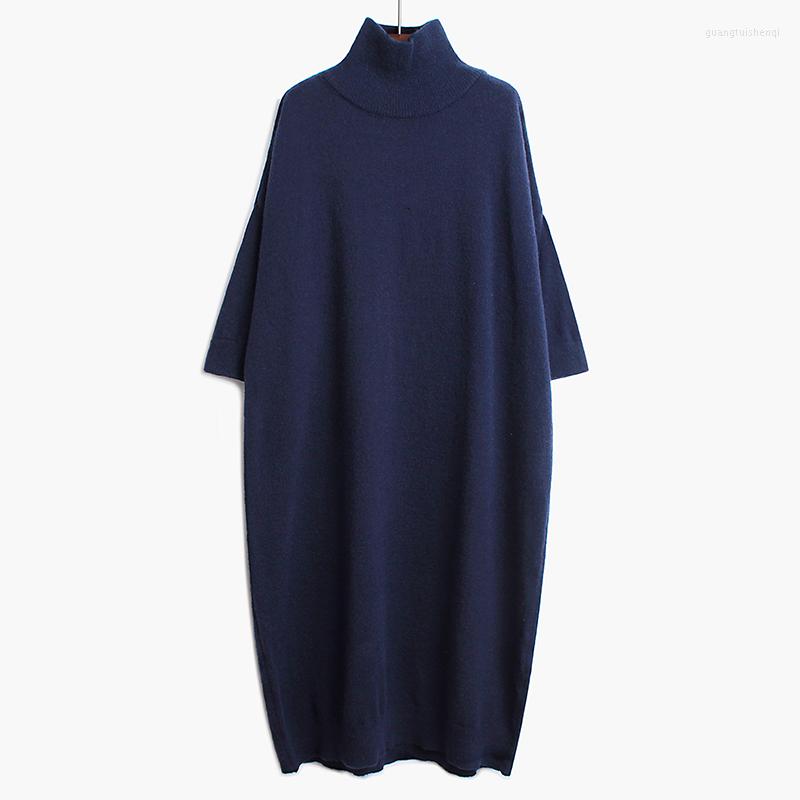 Women's Knits 2022 Winter Korean Version Of Solid Color High Neck Long Sweater Women Half Sleeve Loose Plus Size Base Knitted Dress V947, Black
Women's Knits 2022 Winter Korean Version Of Solid Color High Neck Long Sweater Women Half Sleeve Loose Plus Size Base Knitted Dress V947, Black