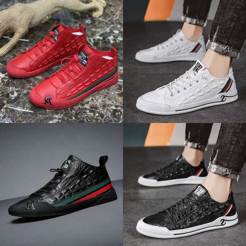 DressDress Shoes designer Sneakers Leather Men Casual Daily Trendy Mens Black Comfortable Footwear Spring Winter Madf OM5T, Red
DressDress Shoes designer Sneakers Leather Men Casual Daily Trendy Mens Black Comfortable Footwear Spring Winter Madf OM5T, Red