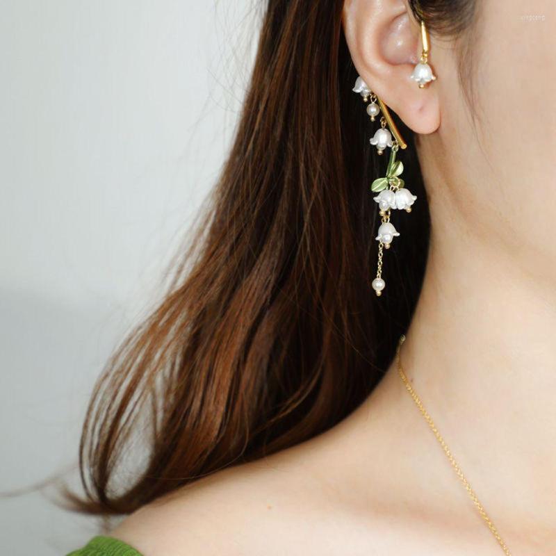 Backs Earrings Graceful Bell Orchid Pendant Clip Fairy Flower Tassel Ear Bone Clips Sweet Girly Heart Ornaments
Backs Earrings Graceful Bell Orchid Pendant Clip Fairy Flower Tassel Ear Bone Clips Sweet Girly Heart Ornaments