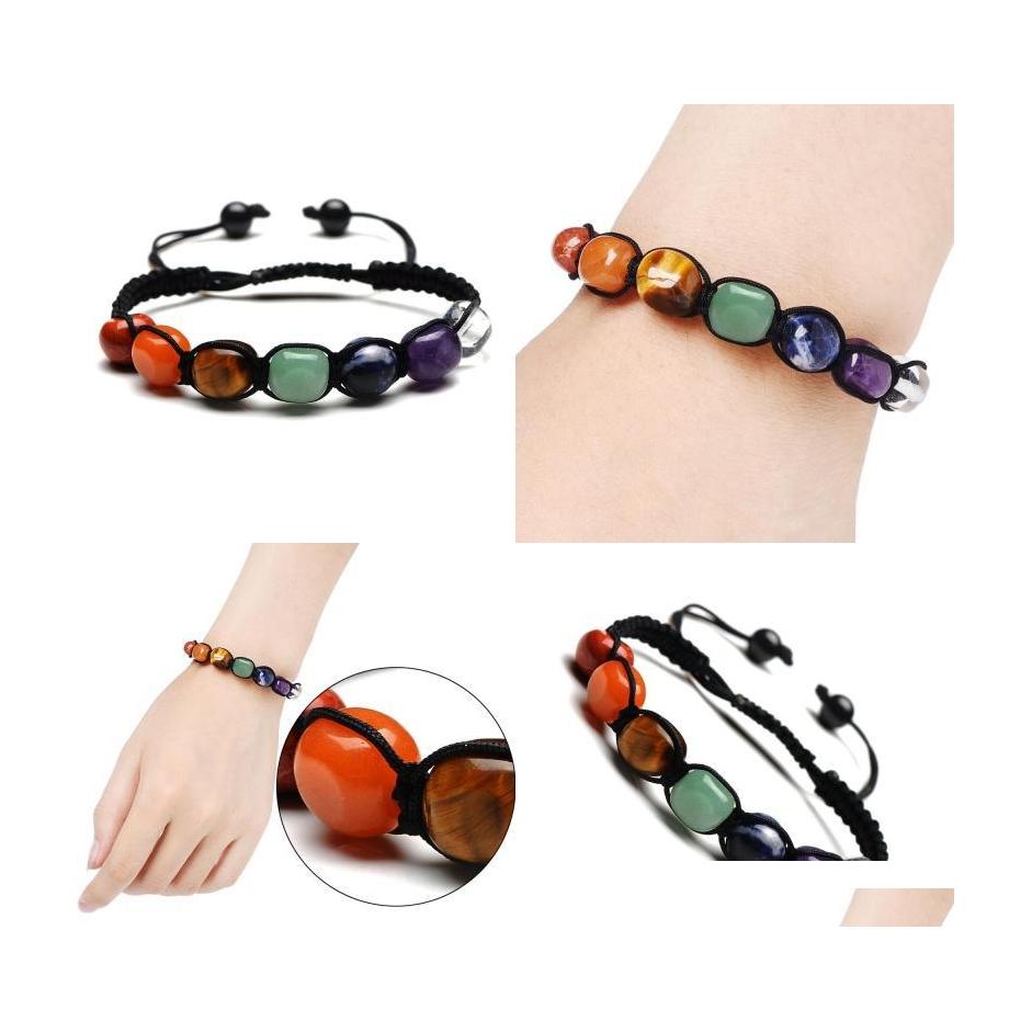 Beaded Arrival Yoga Beads Bracelet Mticolor Natural Stone Weave Bracelets 7 Chakra Meditation Mala Bangle Wristband Drop Delivery Jew Dhpcv
Beaded Arrival Yoga Beads Bracelet Mticolor Natural Stone Weave Bracelets 7 Chakra Meditation Mala Bangle Wristband Drop Delivery Jew Dhpcv