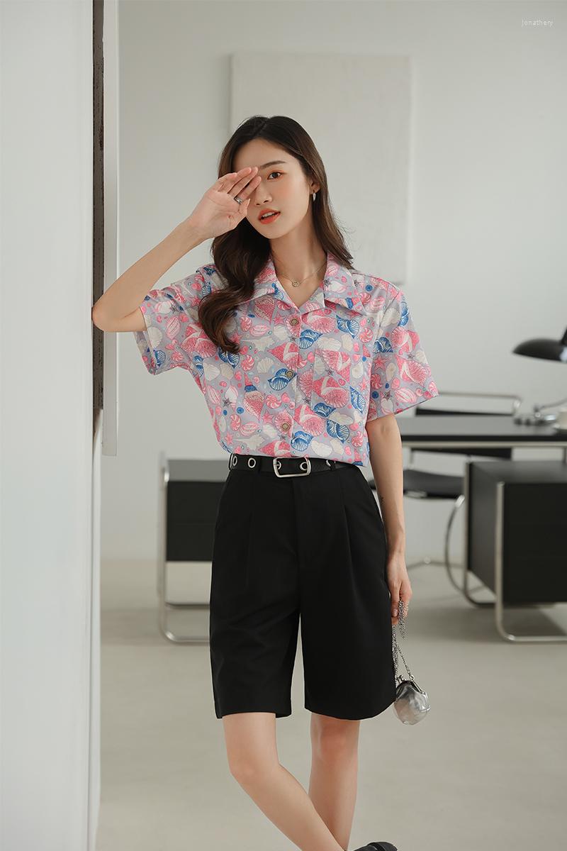 Women' Blouses Retro Hong Kong-style Printed Short-sleeved Chiffon Shirt Women' Summer 2022 Design Sense Niche Tops Flower, Pink
Women' Blouses Retro Hong Kong-style Printed Short-sleeved Chiffon Shirt Women' Summer 2022 Design Sense Niche Tops Flower, Pink