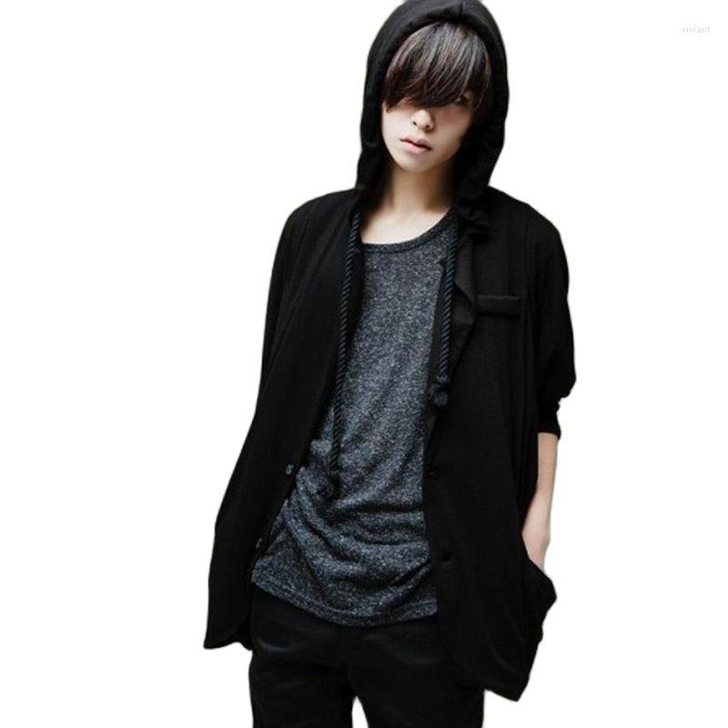 Men's Hoodies Jacket Spring Autumn Non-mainstream Hooded Cartridge Casual Bat Sleeve Large Size Korean Version, Black
Men's Hoodies Jacket Spring Autumn Non-mainstream Hooded Cartridge Casual Bat Sleeve Large Size Korean Version, Black