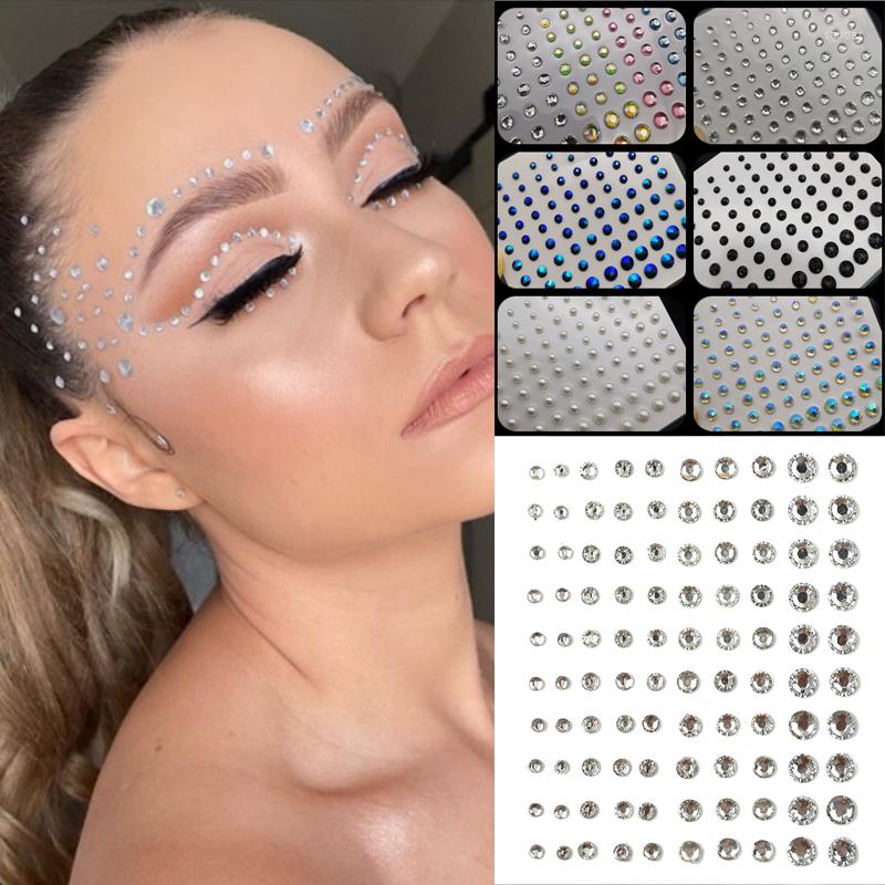 Nail Art Decorations Diamond Makeup Eyeliner Eyeshadow Eyes Face Pearls Stickers Jewelry DIY Body Festival Tools
Nail Art Decorations Diamond Makeup Eyeliner Eyeshadow Eyes Face Pearls Stickers Jewelry DIY Body Festival Tools