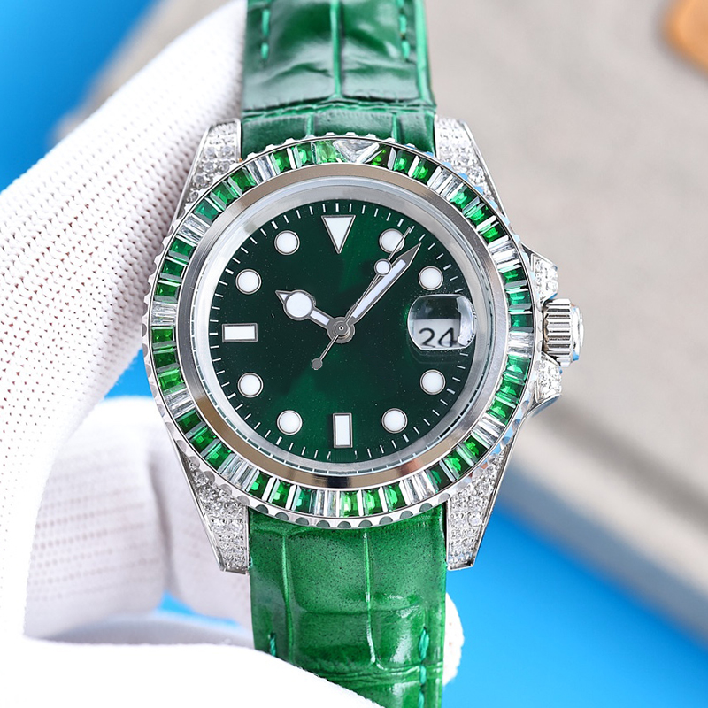 Watch Automatic Mechanical 40mm Stainless Steel Strap Diamond Bezel Men Wristband Montre De Luxe Calendar Design Folding Buckle, Color2
Watch Automatic Mechanical 40mm Stainless Steel Strap Diamond Bezel Men Wristband Montre De Luxe Calendar Design Folding Buckle, Color2