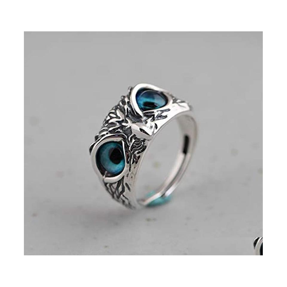 Band Rings Fashion Jewelry Owl Adjustable Ring Blue Eye Owls Rings Drop Delivery Dh4Wy
Band Rings Fashion Jewelry Owl Adjustable Ring Blue Eye Owls Rings Drop Delivery Dh4Wy