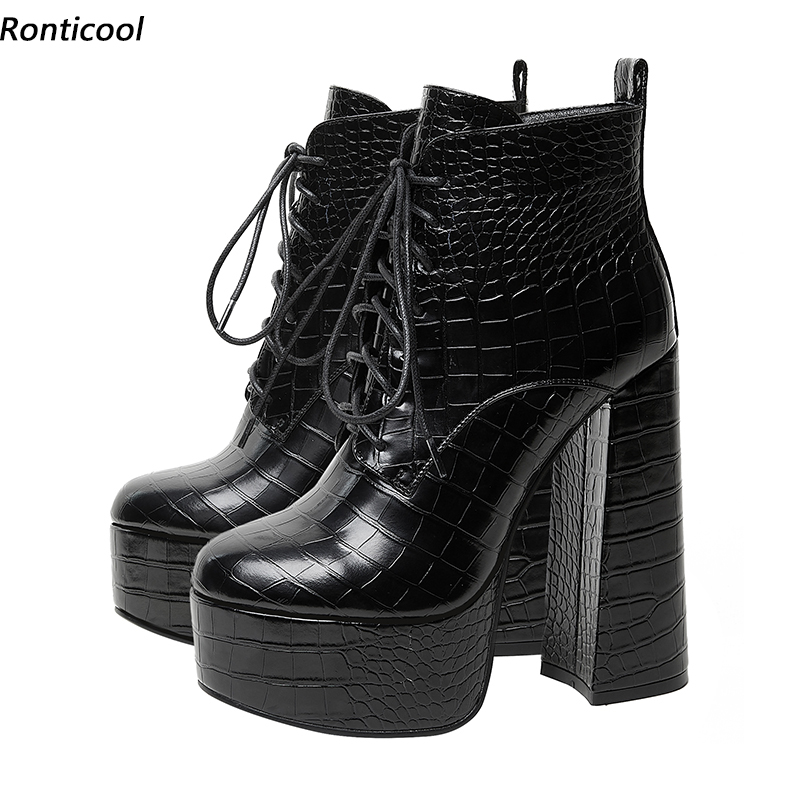 Heelsmaker Handmade Women Winter Ankle Boots Lace Up Platform Hoof Heels Round Toe White Black Party Shoes Ladies Plus US -15
Heelsmaker Handmade Women Winter Ankle Boots Lace Up Platform Hoof Heels Round Toe White Black Party Shoes Ladies Plus US -15