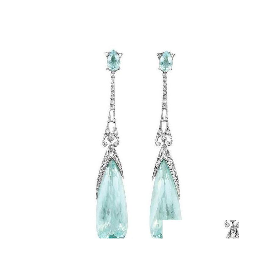 Stud Fashion Jewelry Elegant Long Earrings Topaz Crystal Dangle Stud Drop Delivery Dhabv
Stud Fashion Jewelry Elegant Long Earrings Topaz Crystal Dangle Stud Drop Delivery Dhabv