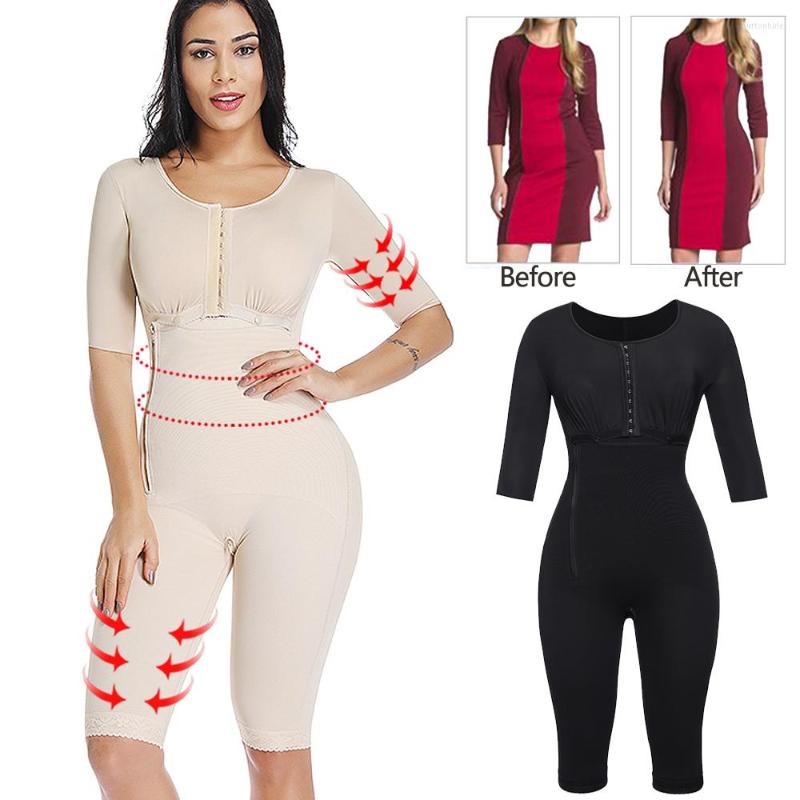 Women's Shapers Slimming Bodysuit Body Shaper Post Seamless Compression Garment Full Shapewear Colombianas Reductoras, Black
Women's Shapers Slimming Bodysuit Body Shaper Post Seamless Compression Garment Full Shapewear Colombianas Reductoras, Black