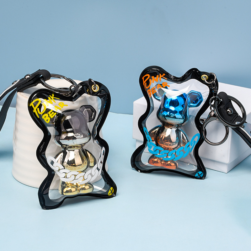Bear Keychains Car Keyrings Acrylic PVC Bag Key Ring Chains Holder Color Changing Punk Laser Animal Design Pendant Charm Keyfob Trinket Fashion Jewelry Accessories
Bear Keychains Car Keyrings Acrylic PVC Bag Key Ring Chains Holder Color Changing Punk Laser Animal Design Pendant Charm Keyfob Trinket Fashion Jewelry Accessories