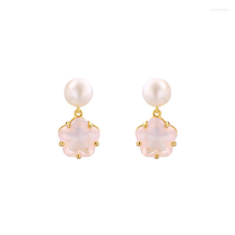 Stud Earrings Charm Pearl For Women Crystal Flower Earring 925 Silver Jewelry Elegant Ear Piercing Accessory Wedding Party Gifts
Stud Earrings Charm Pearl For Women Crystal Flower Earring 925 Silver Jewelry Elegant Ear Piercing Accessory Wedding Party Gifts