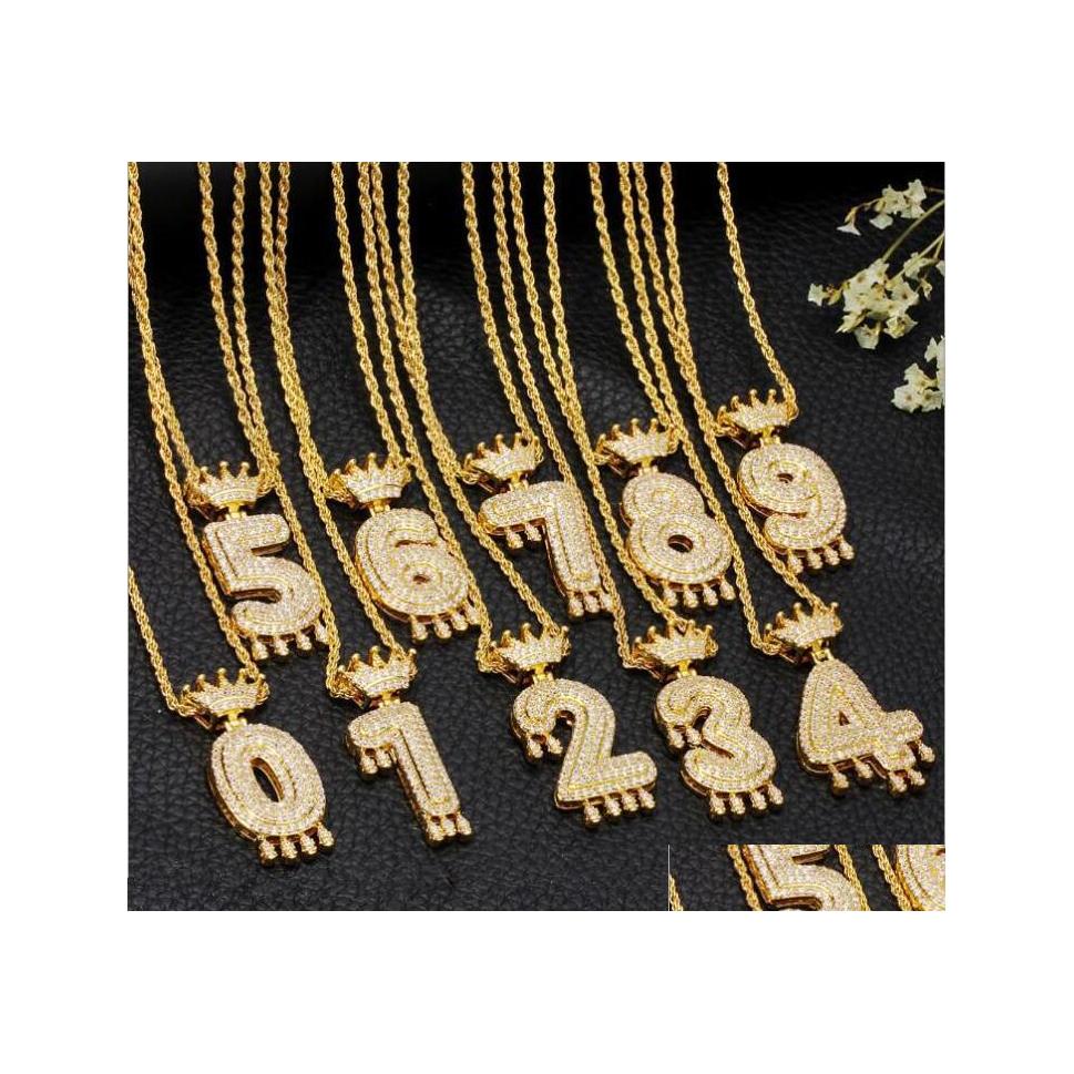 Pendant Necklaces Hiphop 09 Number Crown Letter Pendant Necklace Gold Sier Color With Crystal Rhinestone Jewelry Drop Delivery Neckl Dhh1A
Pendant Necklaces Hiphop 09 Number Crown Letter Pendant Necklace Gold Sier Color With Crystal Rhinestone Jewelry Drop Delivery Neckl Dhh1A