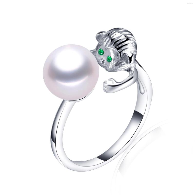 Cluster Rings Dainashi Real Freshwater Cultured Pearl 8-9mm 925 Sterling Silver Cute Monkey Shape Ring Fine Jewelry Gifts For Girls
Cluster Rings Dainashi Real Freshwater Cultured Pearl 8-9mm 925 Sterling Silver Cute Monkey Shape Ring Fine Jewelry Gifts For Girls