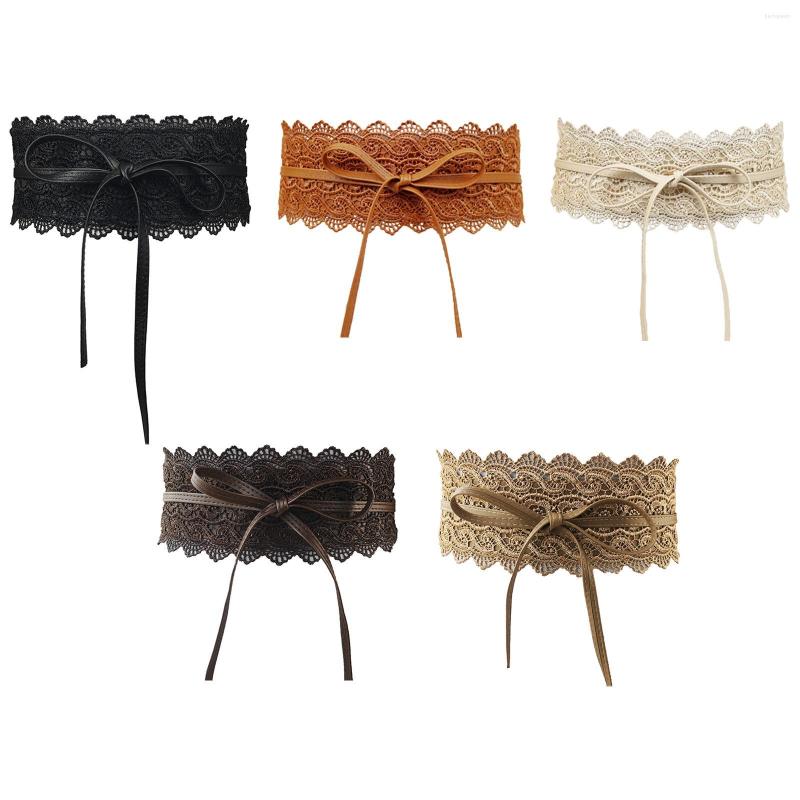 Belts Wide Lace Waistband Waist Belt Decorative Durable Elastic Wrap Corset Bow Knot Seal For Ladies Girl Sweater Dress Coat, Black
Belts Wide Lace Waistband Waist Belt Decorative Durable Elastic Wrap Corset Bow Knot Seal For Ladies Girl Sweater Dress Coat, Black