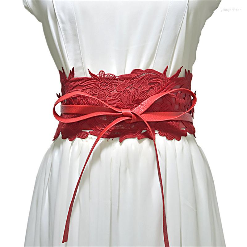 Belts Wide Lace Girdle For Female Strap Casual Decorative Lengthen The Knotted Belt Dress Coat Accessories, Red
Belts Wide Lace Girdle For Female Strap Casual Decorative Lengthen The Knotted Belt Dress Coat Accessories, Red
