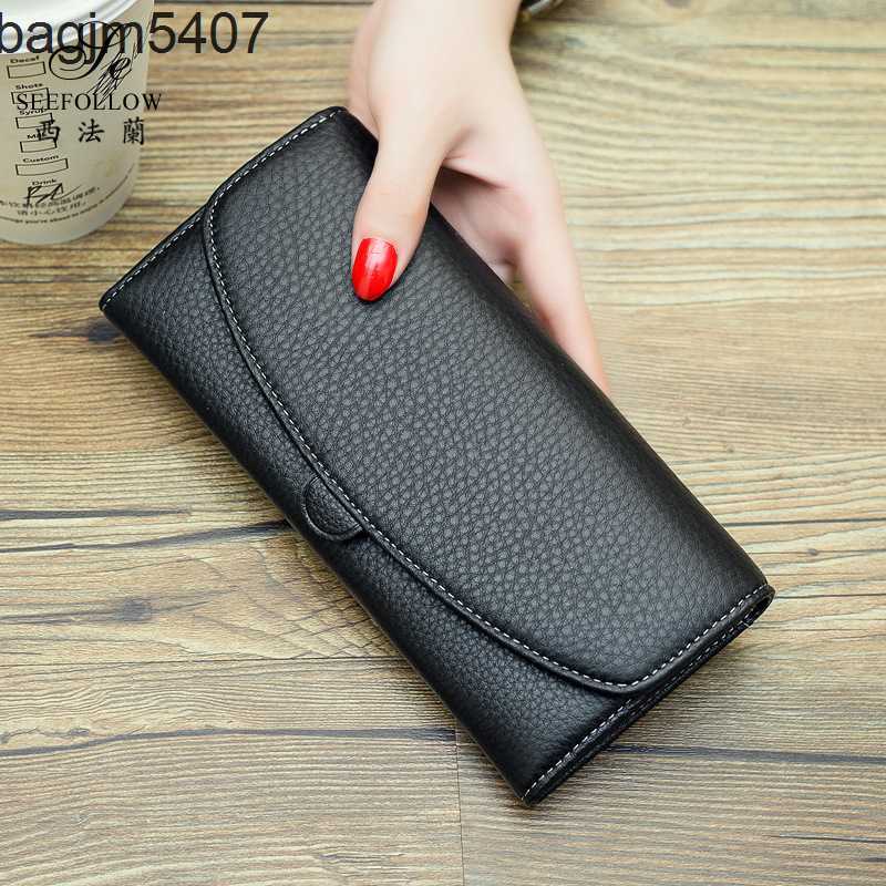 Design Bag Ladies Purse Fashion New Wallet Women's Long Leather Fashion Large Capacity Card Holder Top Layer Cowhide Handbag, Wine
Design Bag Ladies Purse Fashion New Wallet Women's Long Leather Fashion Large Capacity Card Holder Top Layer Cowhide Handbag, Wine