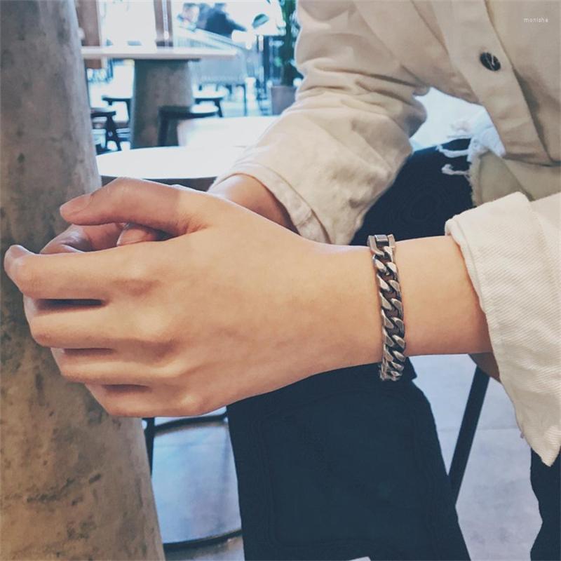 Bangle 1 Piece Men's Bracelet For Male And Female Couples Gothic Hip Hop Student Punk Iron Chain Jewelry Wholesale
Bangle 1 Piece Men's Bracelet For Male And Female Couples Gothic Hip Hop Student Punk Iron Chain Jewelry Wholesale