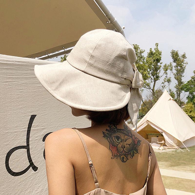 Berets Woman Cotton Summer Bucket Hat Sunscreen Cap Beach Outdoor Panama Bowknot Gorro Foldable Sun Breathable Headwear, Beige
Berets Woman Cotton Summer Bucket Hat Sunscreen Cap Beach Outdoor Panama Bowknot Gorro Foldable Sun Breathable Headwear, Beige