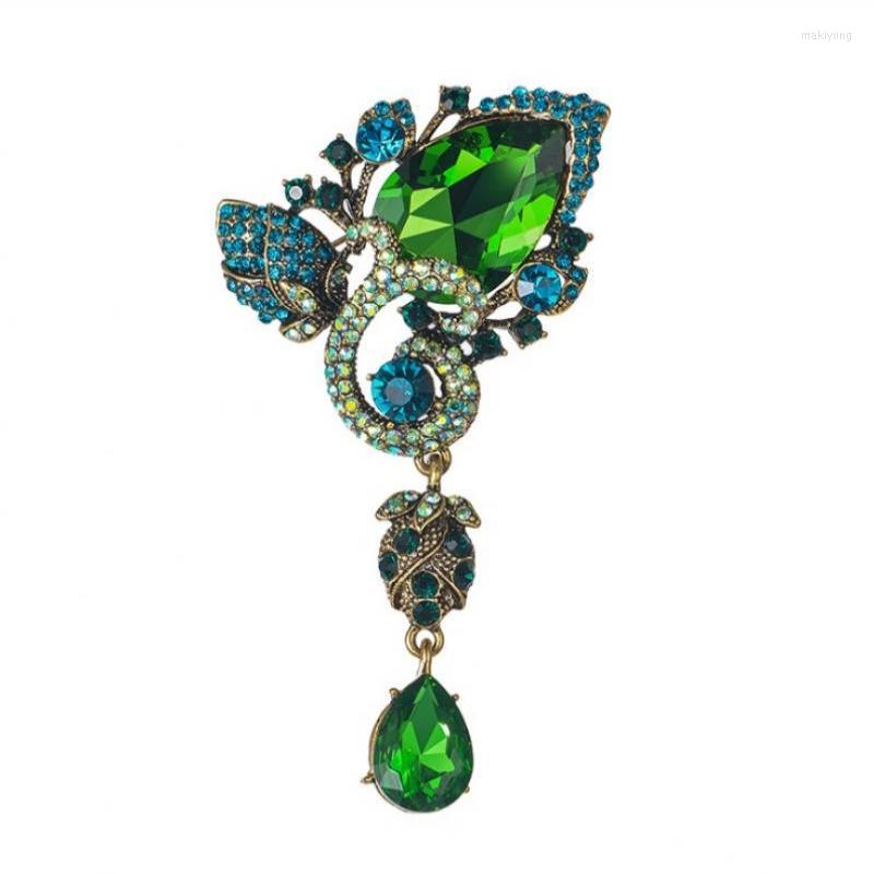Brooches Luxury Exquisite Green Crystal Zircon Flower Brooch For Women Fashion Clothing Pin Jewelry Accessories Gift Wholesale
Brooches Luxury Exquisite Green Crystal Zircon Flower Brooch For Women Fashion Clothing Pin Jewelry Accessories Gift Wholesale