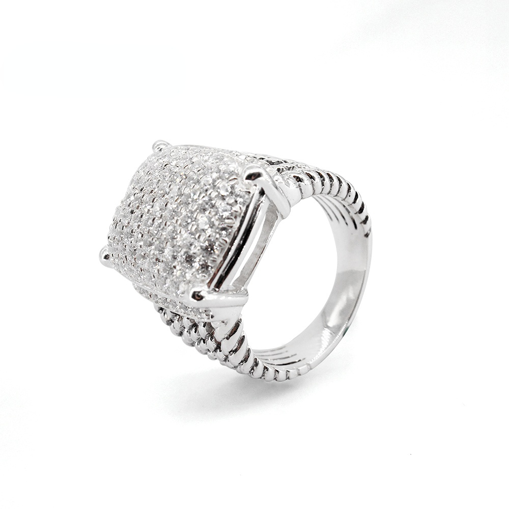 Solid Sterling Silver Jewelry 20x15mm Pave Diamonds Wheaton Ring Design Jewelry Brand Ring 925 Silver Women Ring Birthday Gifts
Solid Sterling Silver Jewelry 20x15mm Pave Diamonds Wheaton Ring Design Jewelry Brand Ring 925 Silver Women Ring Birthday Gifts