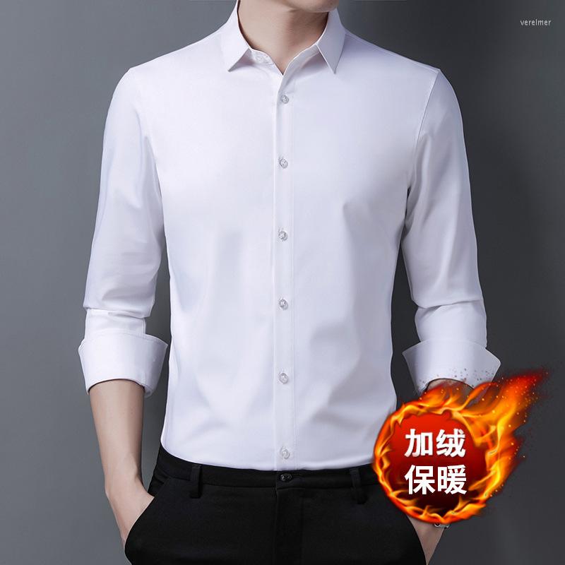 Men's Casual Shirts 2022 Winter Men's Long Sleeve Soft Plus Velvet Senior Business Shirt, Beige
Men's Casual Shirts 2022 Winter Men's Long Sleeve Soft Plus Velvet Senior Business Shirt, Beige