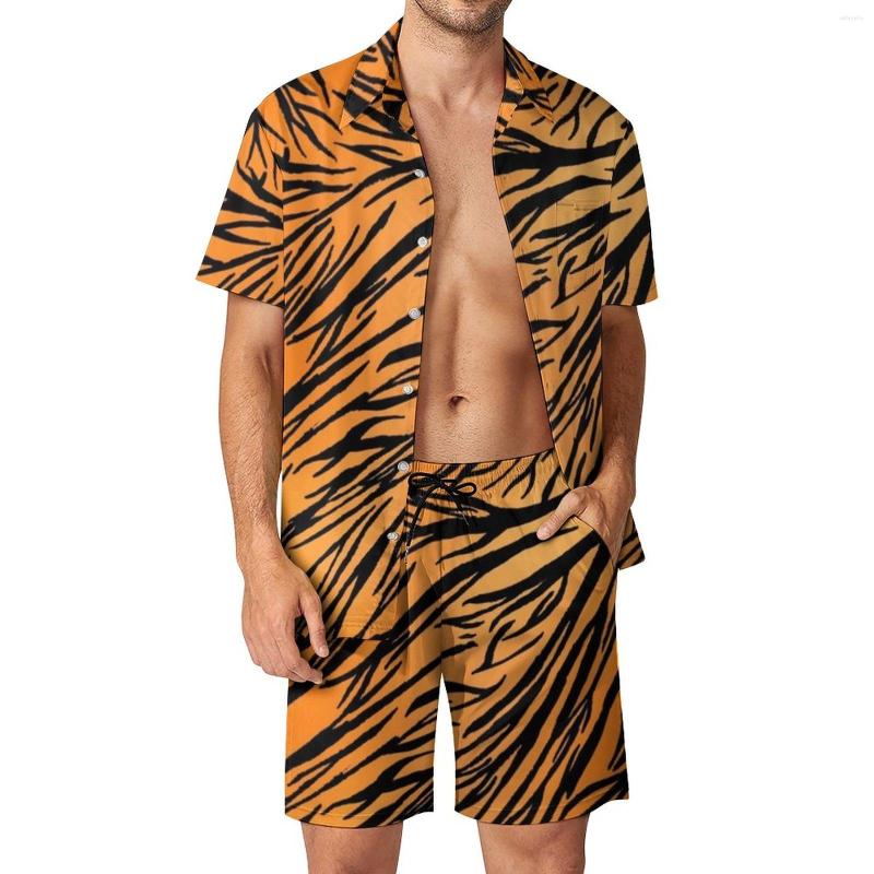 Men's Tracksuits Cool Tiger Print Men Sets Black Stripes Casual Shirt Set Trending Outdoor Shorts Summer Suit Two-piece Big Size 2XL 3XL, Style-11
Men's Tracksuits Cool Tiger Print Men Sets Black Stripes Casual Shirt Set Trending Outdoor Shorts Summer Suit Two-piece Big Size 2XL 3XL, Style-11
