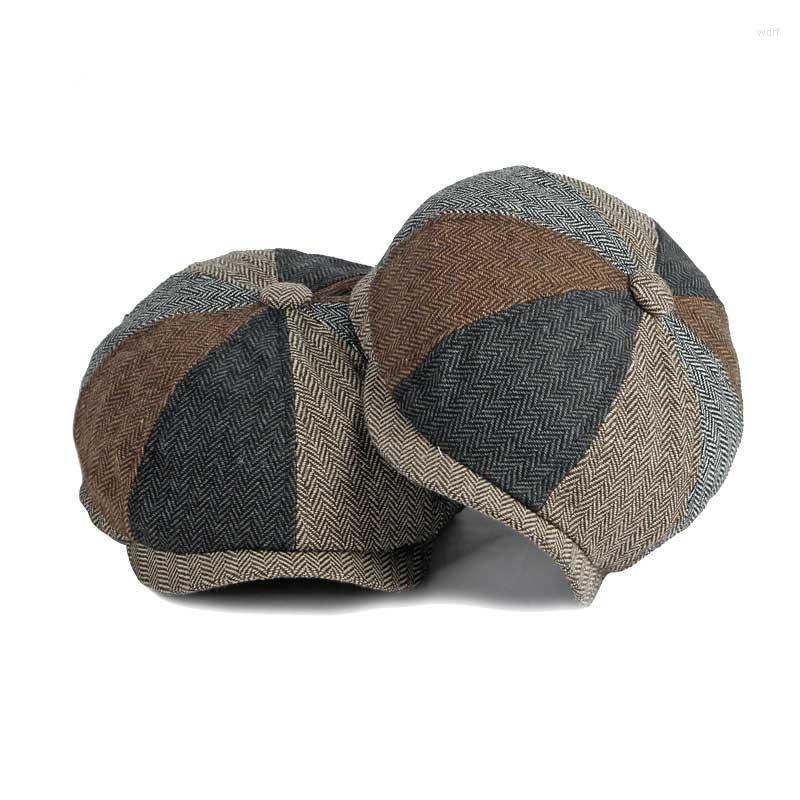 Berets Retro Sboy Caps For Men Herringbone Stitching Flat Cap Vintage Painter Octagonal Hats Autumn Winter Woman Hat
Berets Retro Sboy Caps For Men Herringbone Stitching Flat Cap Vintage Painter Octagonal Hats Autumn Winter Woman Hat