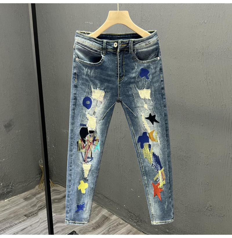 Men's Jeans Z10145 Fashion Men's 2022 Runway Luxury European Design Party Style Clothing, Picture shown
Men's Jeans Z10145 Fashion Men's 2022 Runway Luxury European Design Party Style Clothing, Picture shown