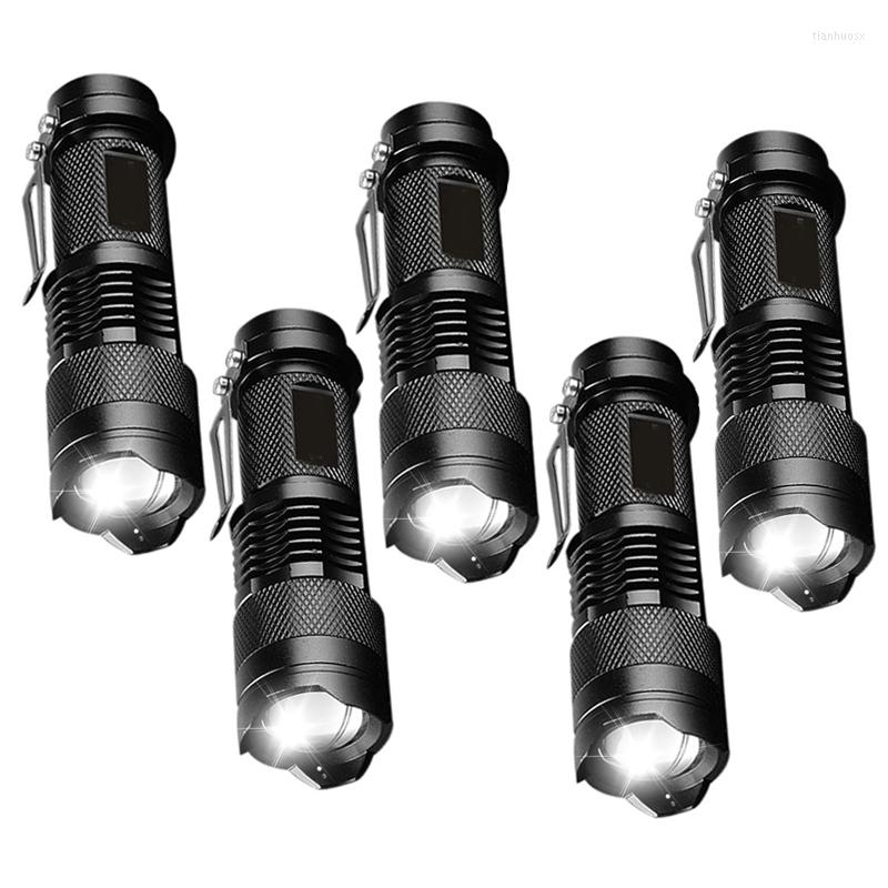 Flashlights Torches D2 5Pcs Mini Brightest Led Tactical Powerful Torch Camping Hunting Fishing Zoomable Lantern Lights
Flashlights Torches D2 5Pcs Mini Brightest Led Tactical Powerful Torch Camping Hunting Fishing Zoomable Lantern Lights