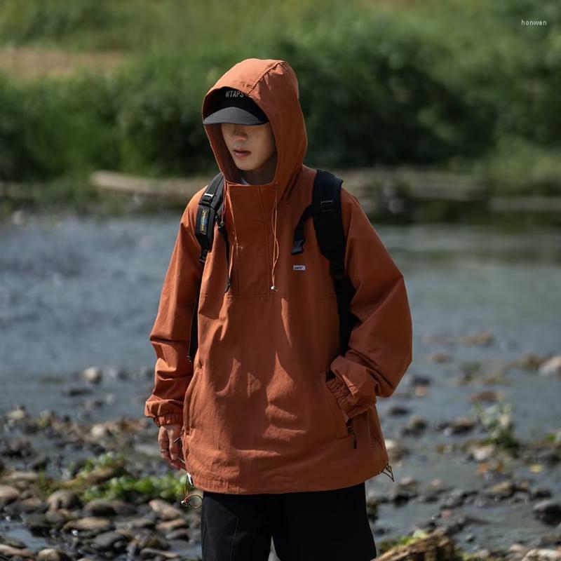 Men's Hoodies Streetwear Men Hooded Sweatshirts Drawing Rope Semi -zipper Toper Jacket Coats Man Solid Color Quality Cool Handsome
Men's Hoodies Streetwear Men Hooded Sweatshirts Drawing Rope Semi -zipper Toper Jacket Coats Man Solid Color Quality Cool Handsome