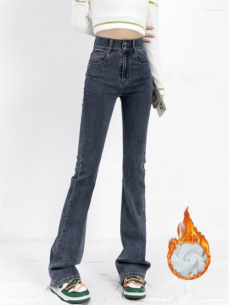 Women's Jeans GUUZYUVIZ Casual Elastic High Waist Warm Denim Pants Female Velvet Thicken Botton Soft Flared Women Winter Women's, Black
Women's Jeans GUUZYUVIZ Casual Elastic High Waist Warm Denim Pants Female Velvet Thicken Botton Soft Flared Women Winter Women's, Black