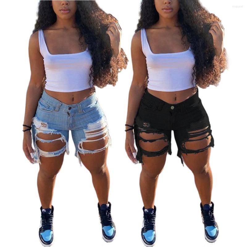 Women' Jeans European And American Women' Fashion All-match Slim-fit Mother Denim Shorts With Holes, Black
Women' Jeans European And American Women' Fashion All-match Slim-fit Mother Denim Shorts With Holes, Black