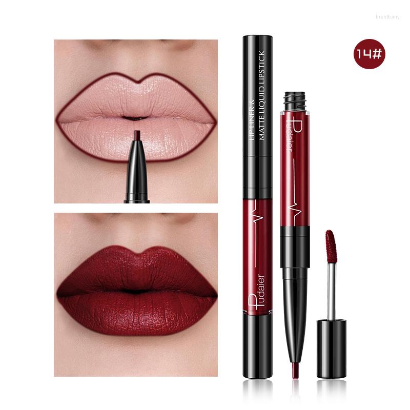 Lip Gloss 1 Double Head Professional Makeup And Line 2 In Waterproof Lasting Color Lipstick Cosmetics TSLM1, 02
Lip Gloss 1 Double Head Professional Makeup And Line 2 In Waterproof Lasting Color Lipstick Cosmetics TSLM1, 02